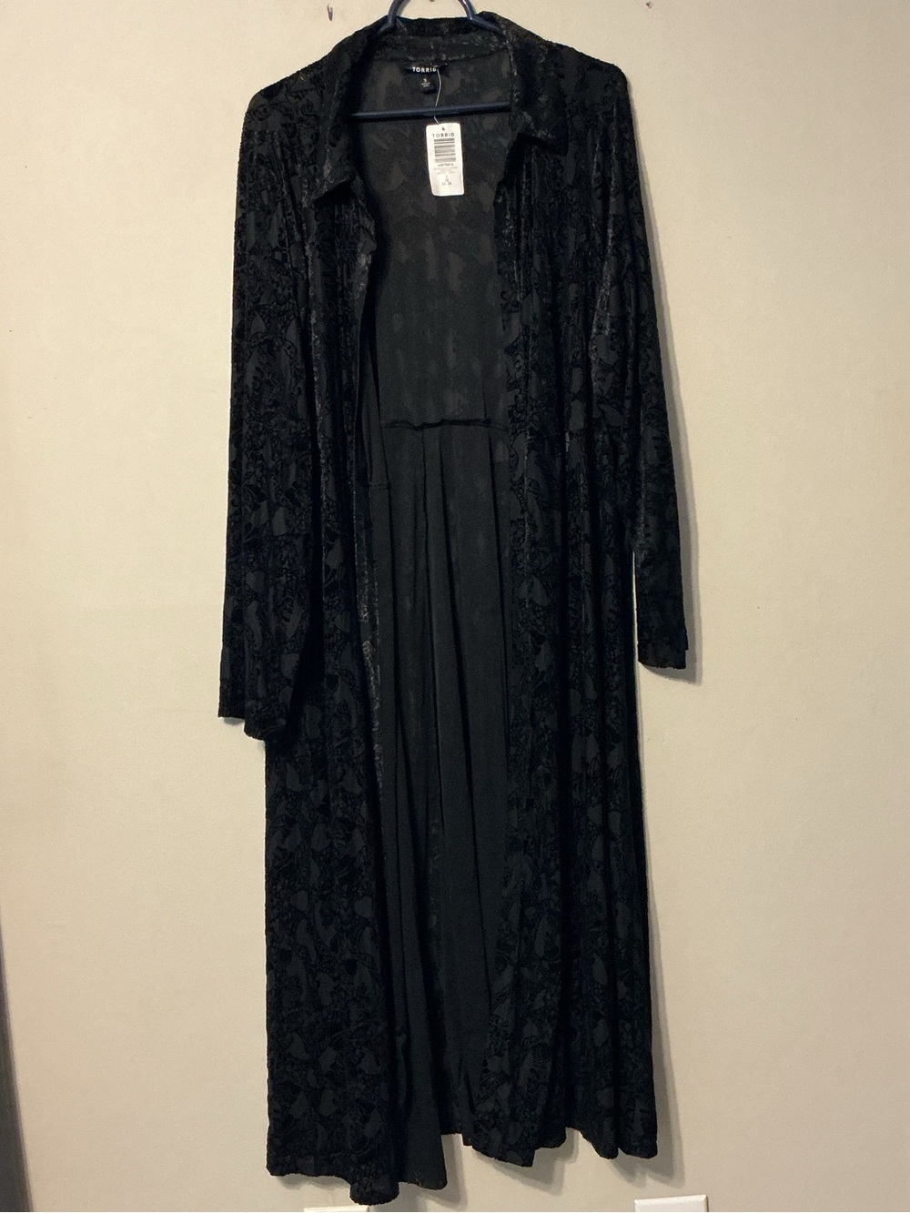 Torrid Velvet Burnout Kimono